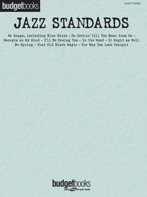cover image of Jazz Standards (Songbook)